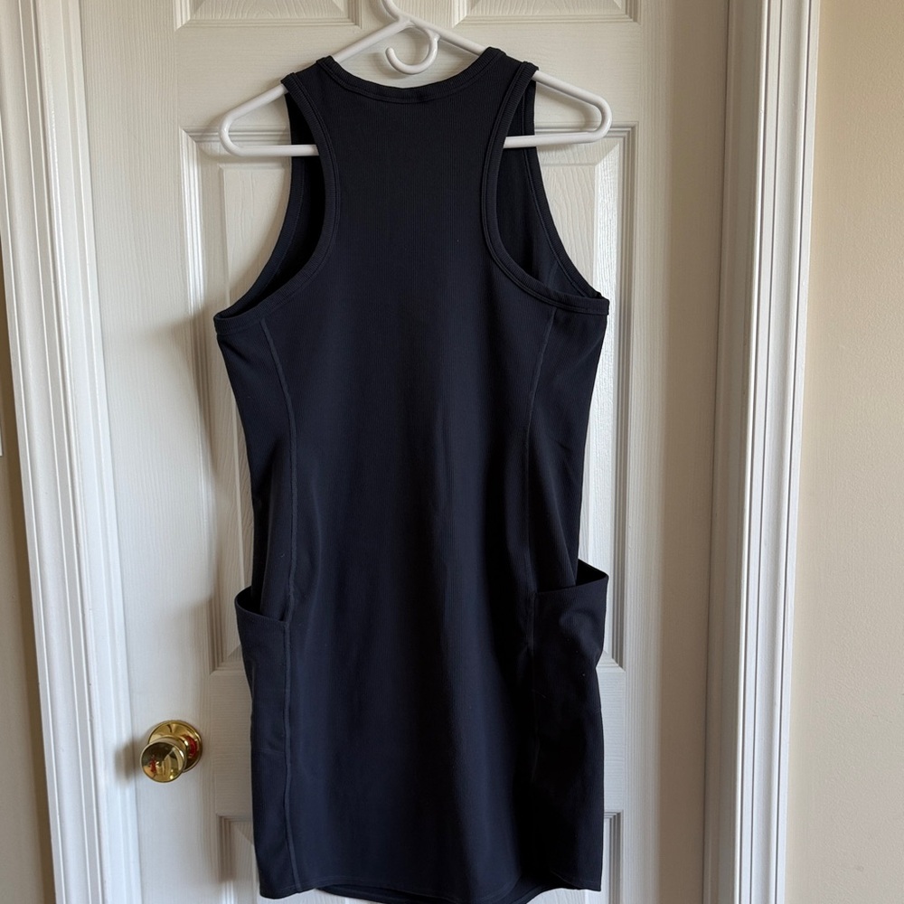Zella Gray Sleeveless Pocket Mini Dress - Picture 7 of 9